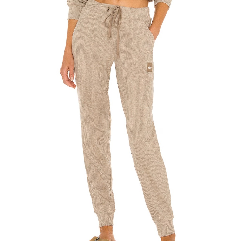 Cozy Beige Jogger Pants